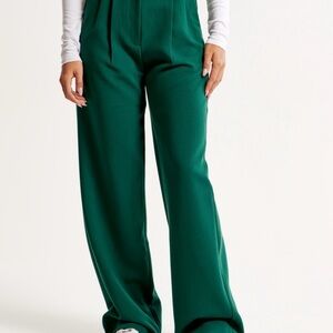 Abercrombie Sloan Tailored Pant Size 26L Green